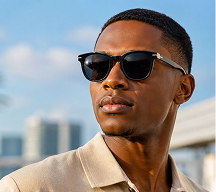 Man wearing sunglasses
